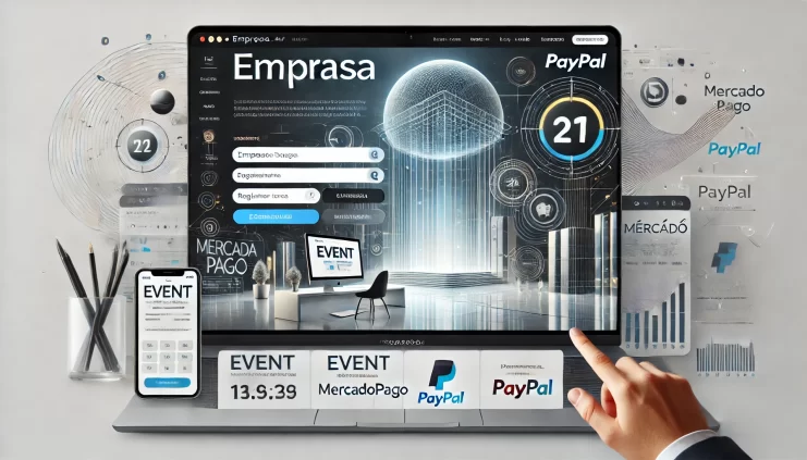 Landing page de un evento con subdominio personalizado en eventos.ar